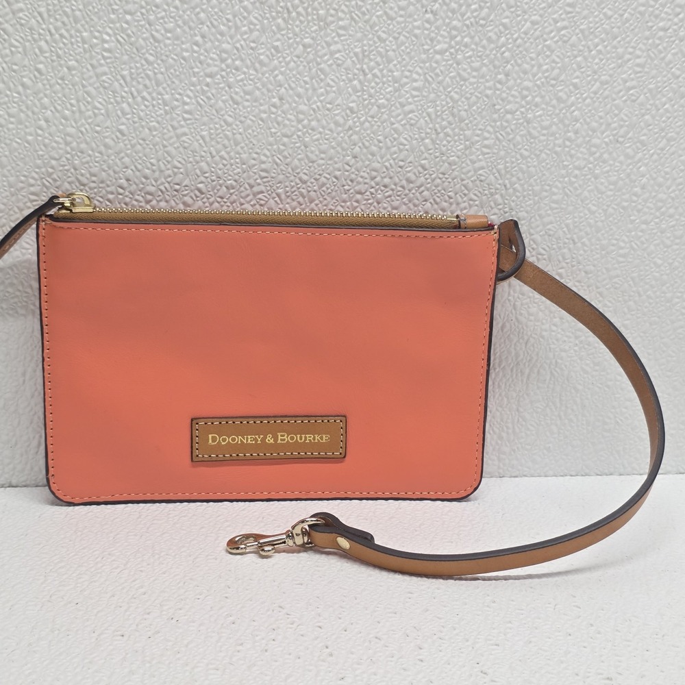 Dooney & Bourke Coral Pink Wristlet Pouch